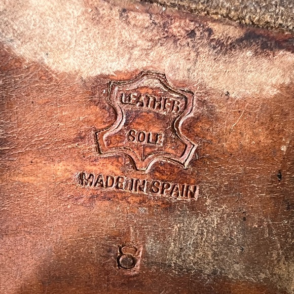 Charles David Vintage combat boots, Sz 8 - Picture 5 of 5